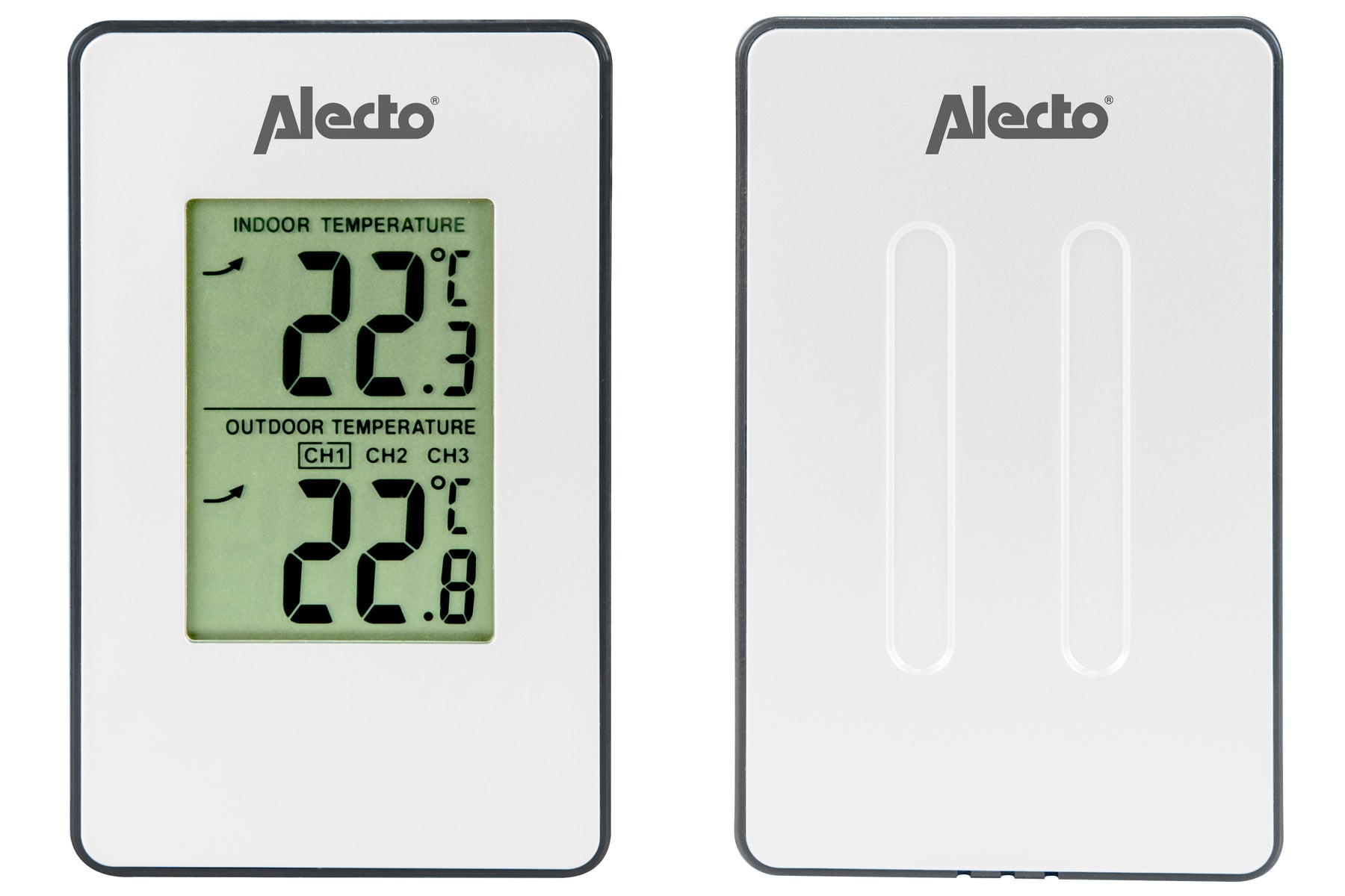 Termometer ute/inne Alecto med maks og min. temp