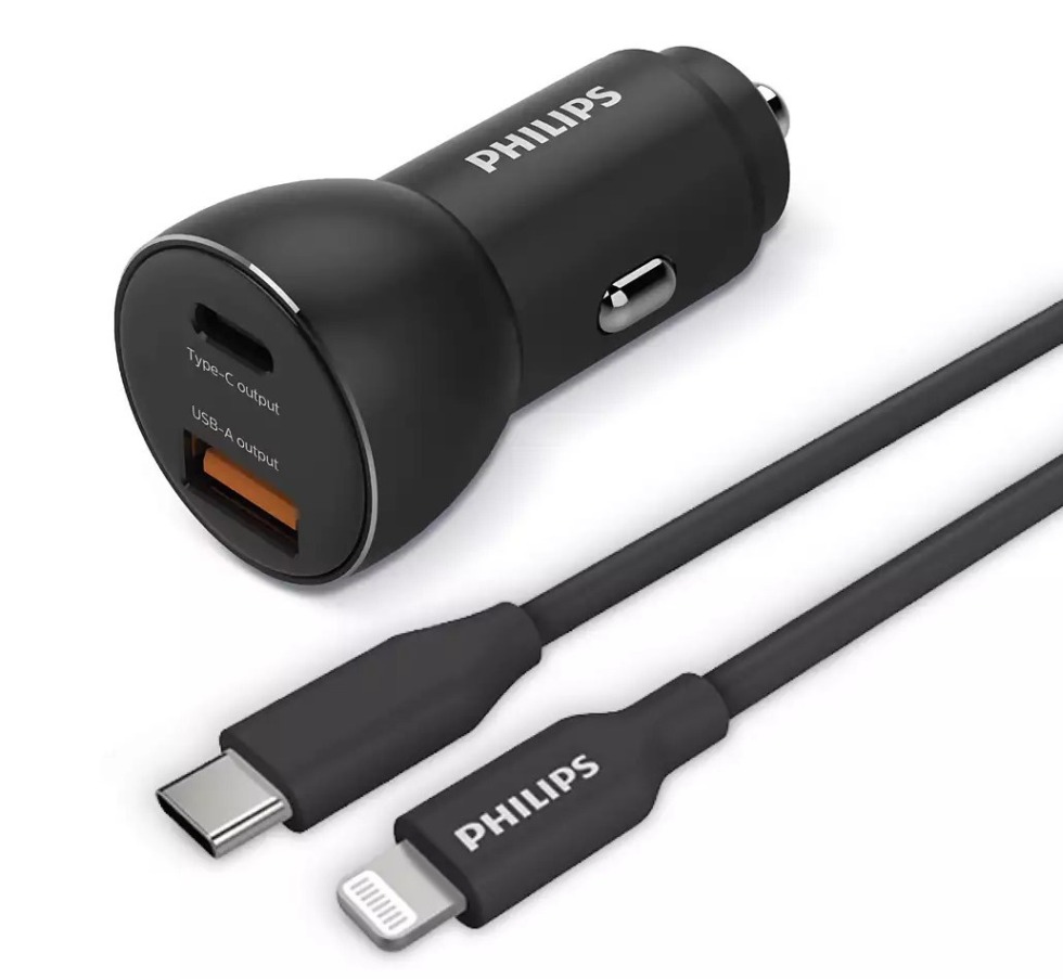 Billader Philips, 36w, USB-C/USB-A
