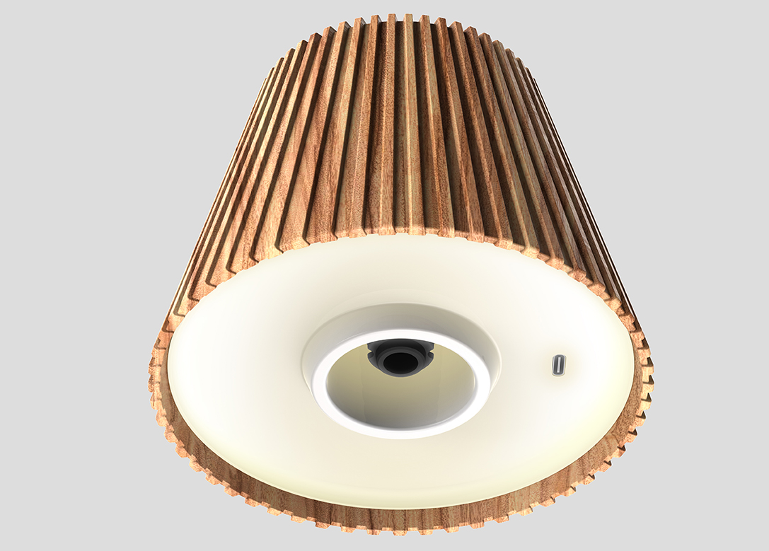 Lampeskjerm til flaske Homeline 3000 mAh batteri