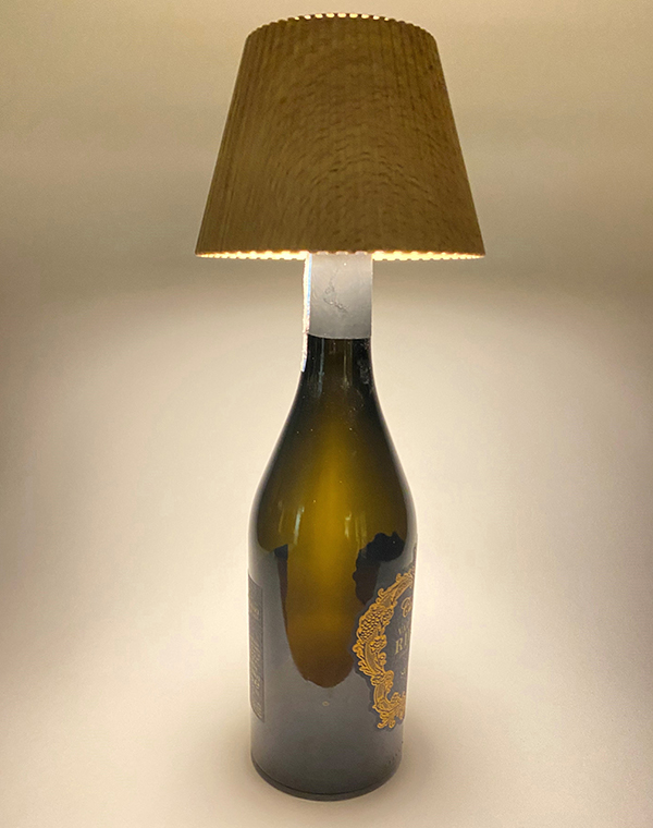 Lampeskjerm til flaske Homeline 3000 mAh batteri