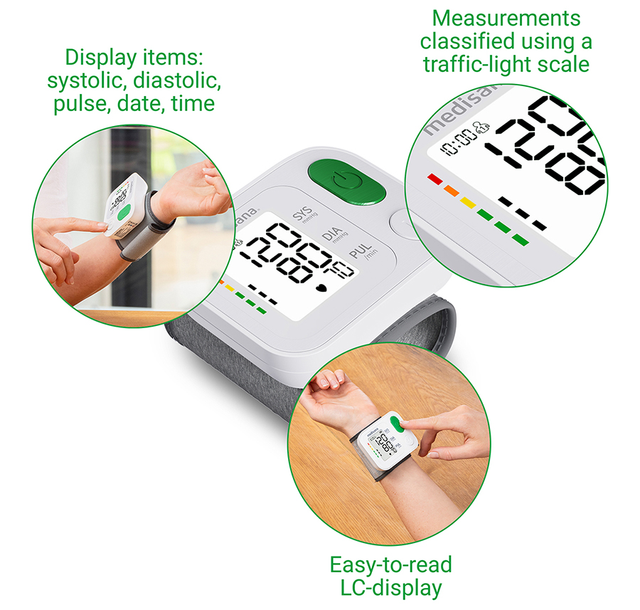 Blodtrykksmåler Medisana BW345 håndledd