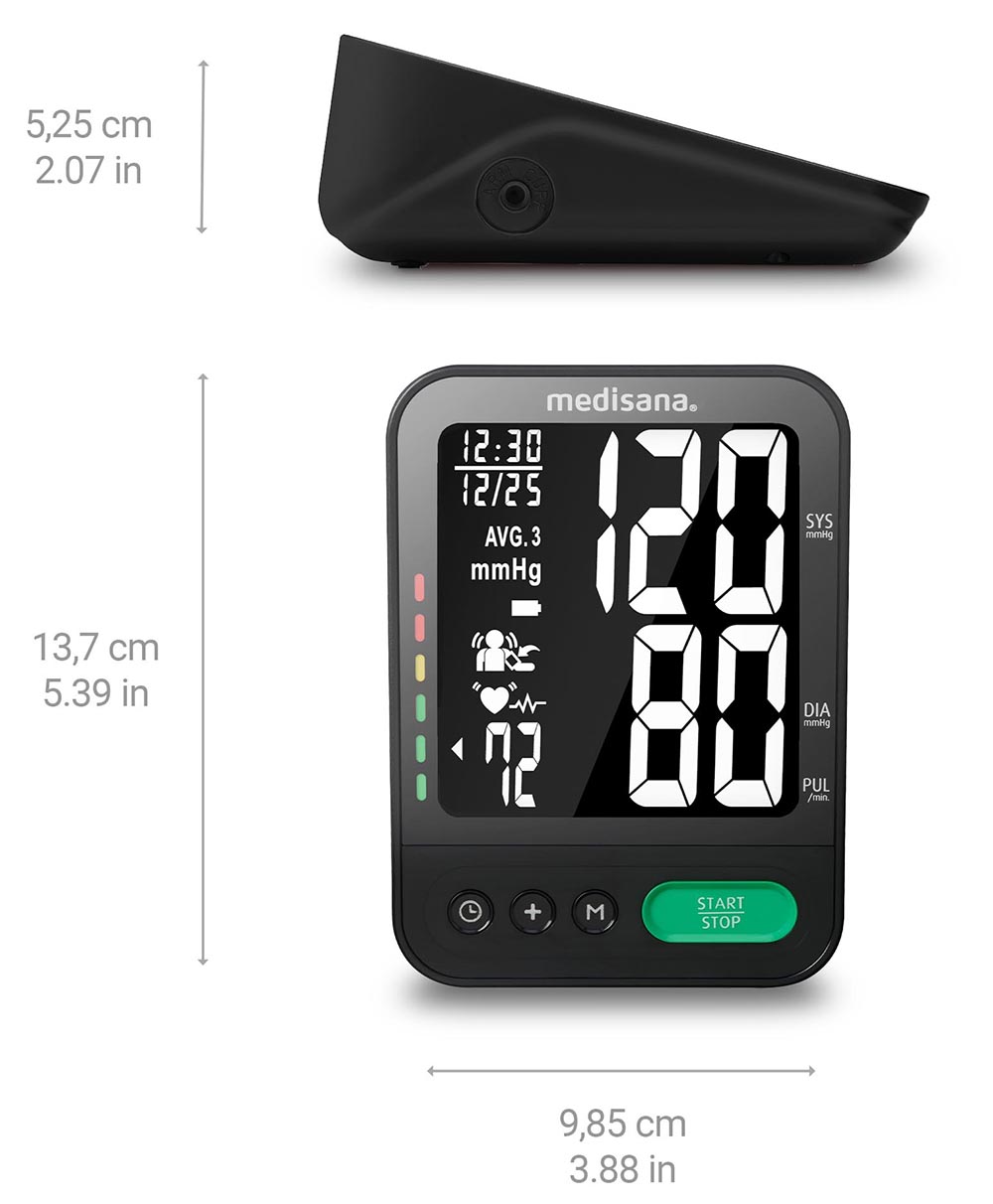 Blodtrykksmåler Medisana BU582 overarm sort