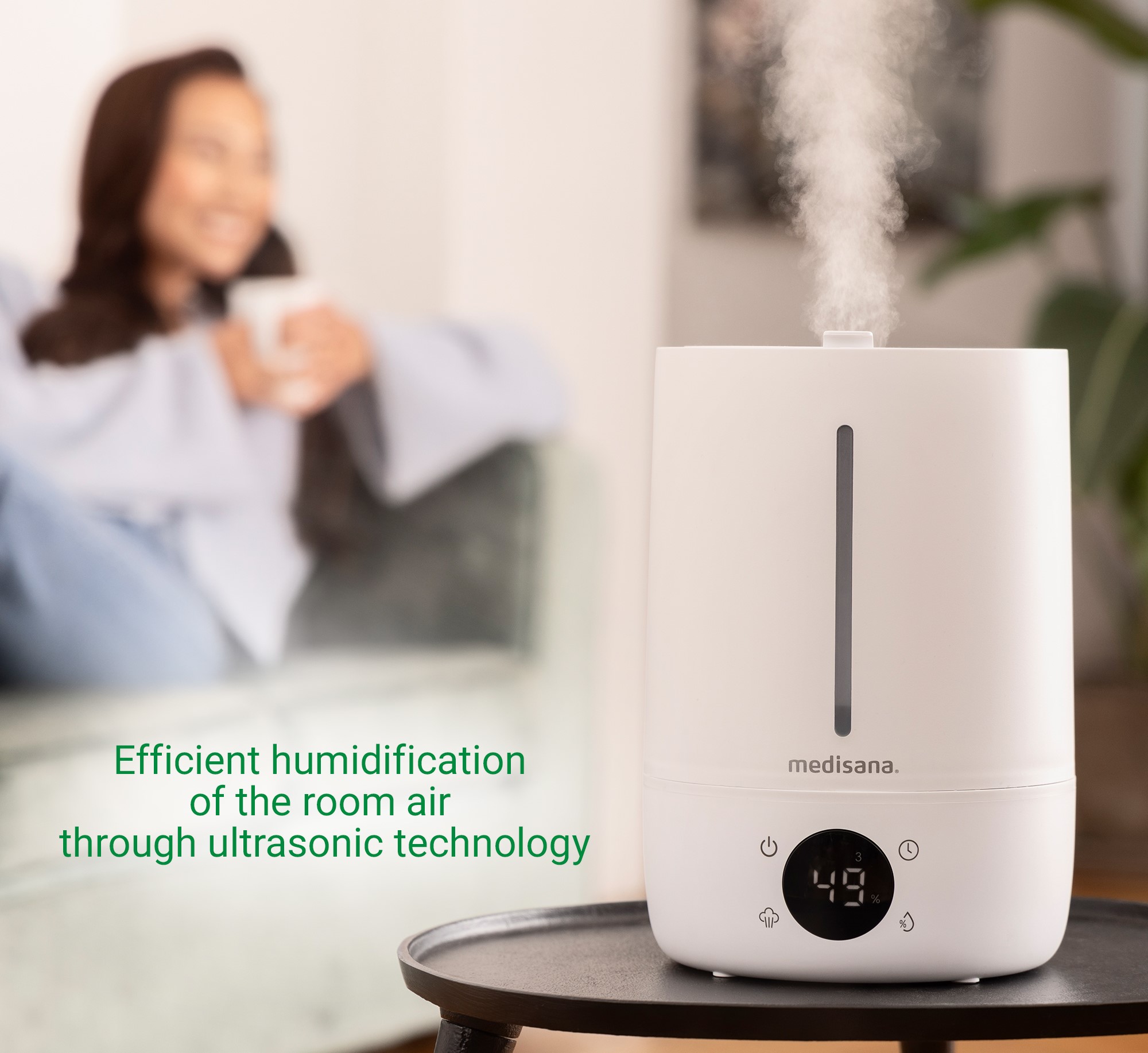 Luftfukter Medisana AH663 hygrometer, display, 4,5
