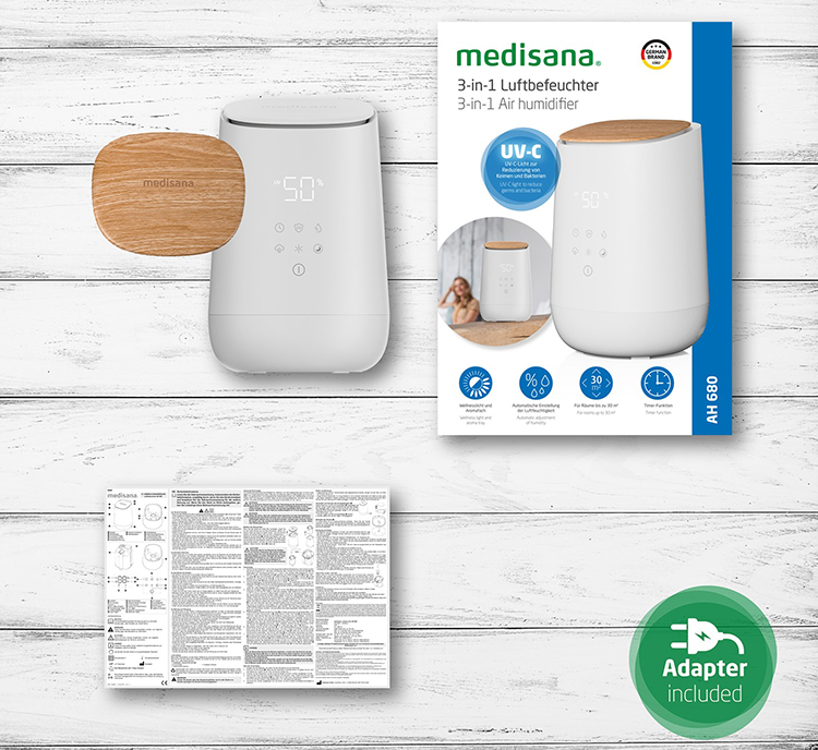 Luftfukter Medisana AH680 3i1 