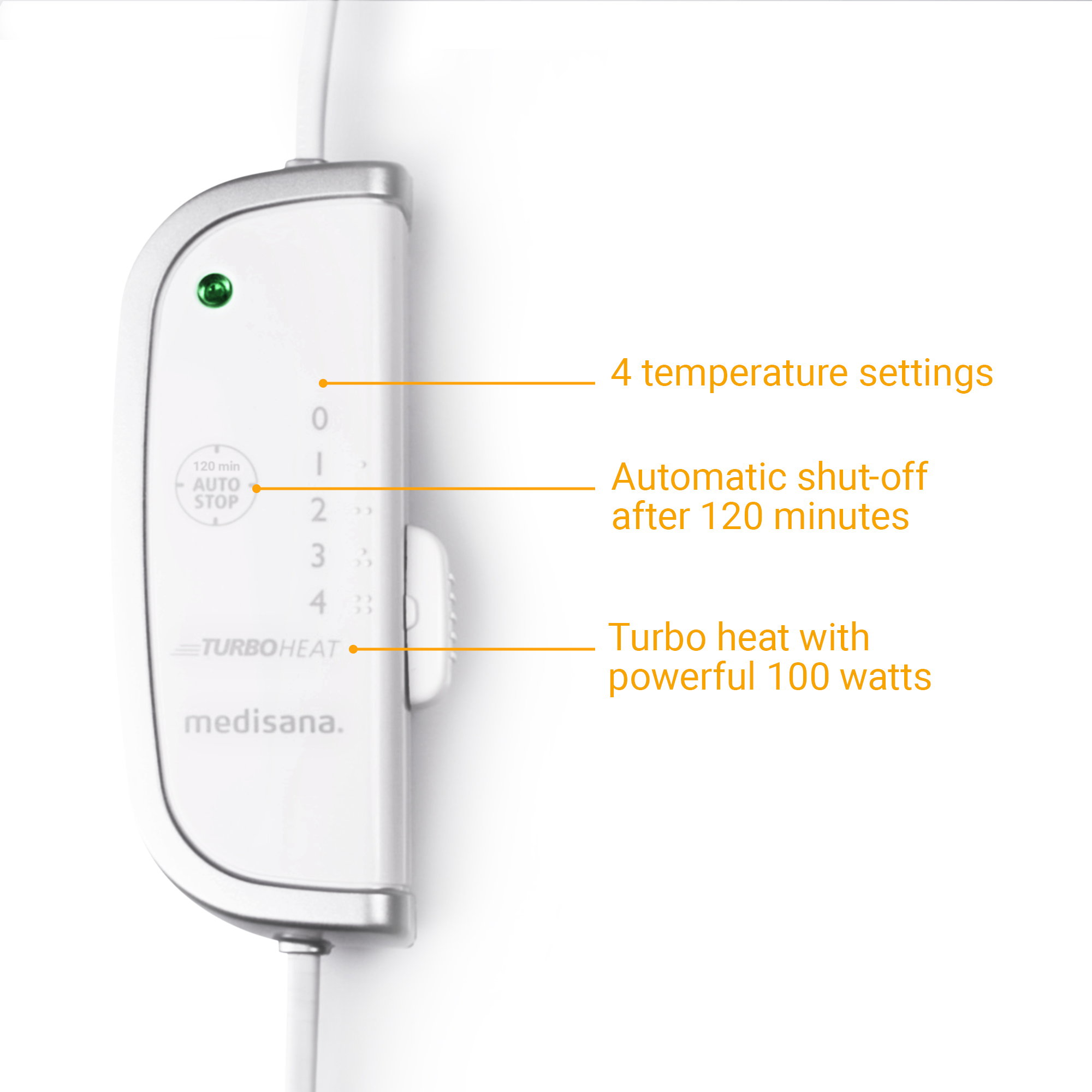 Varme-laken, fleece, Medisana HU 672, 150x80cm