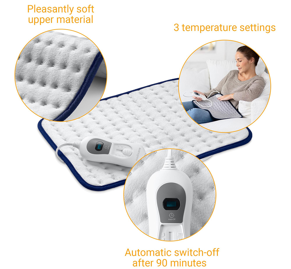 Varmepute Medisana HP405, 30 x 40 cm, 3 nivå, poly