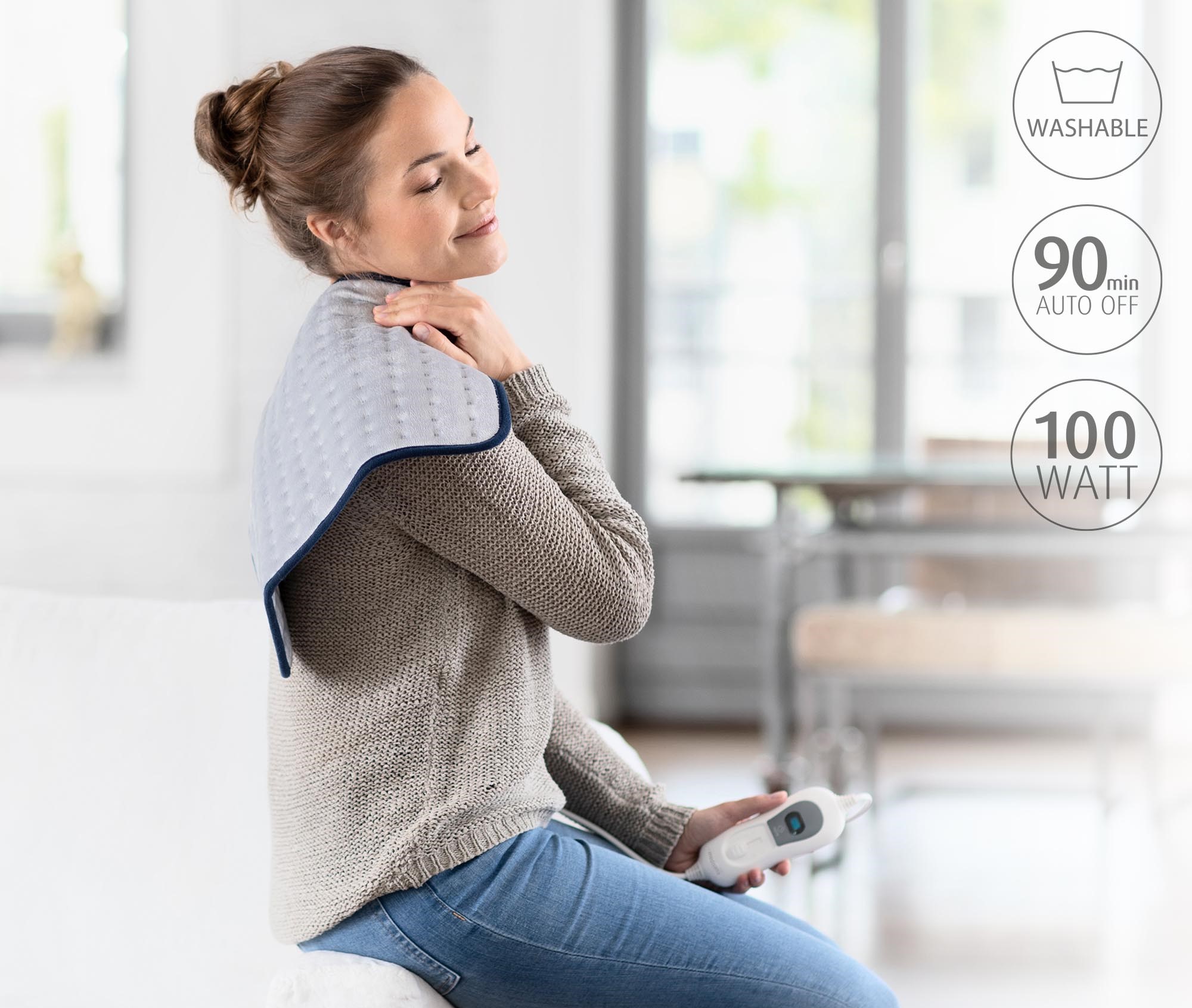 Varmepute Medisana HP405, 30 x 40 cm, 3 nivå, poly