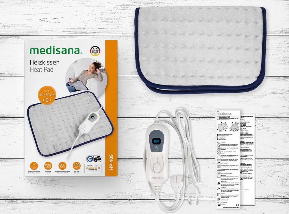 Varmepute Medisana HP405, 30 x 40 cm, 3 nivå, poly