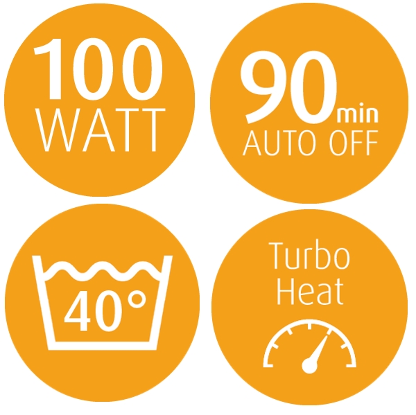 Nakke og skuldervarmer Medisana HP622, 100W