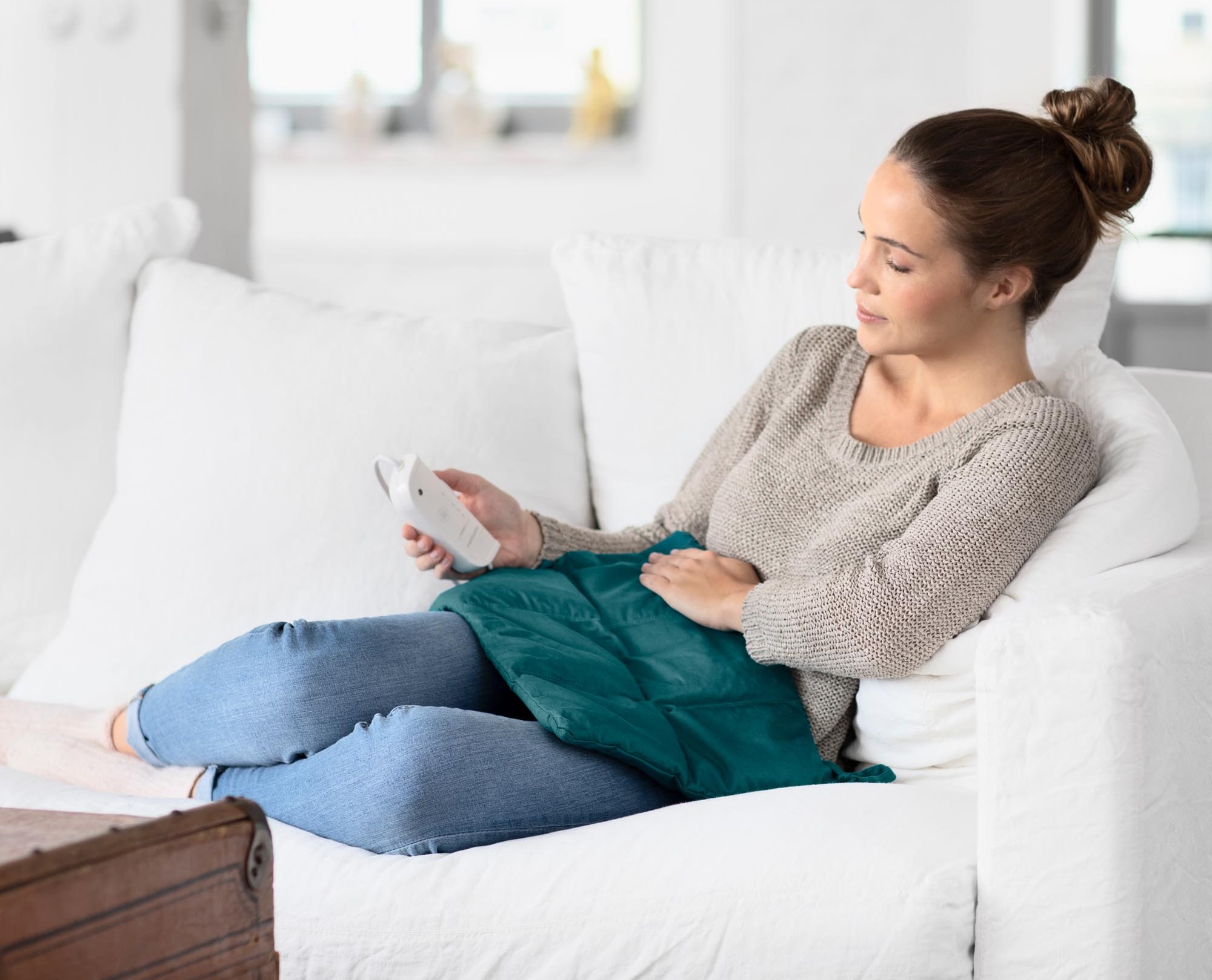 Varmepute Medisana HS200, 3 i 1, Kirsebær stein