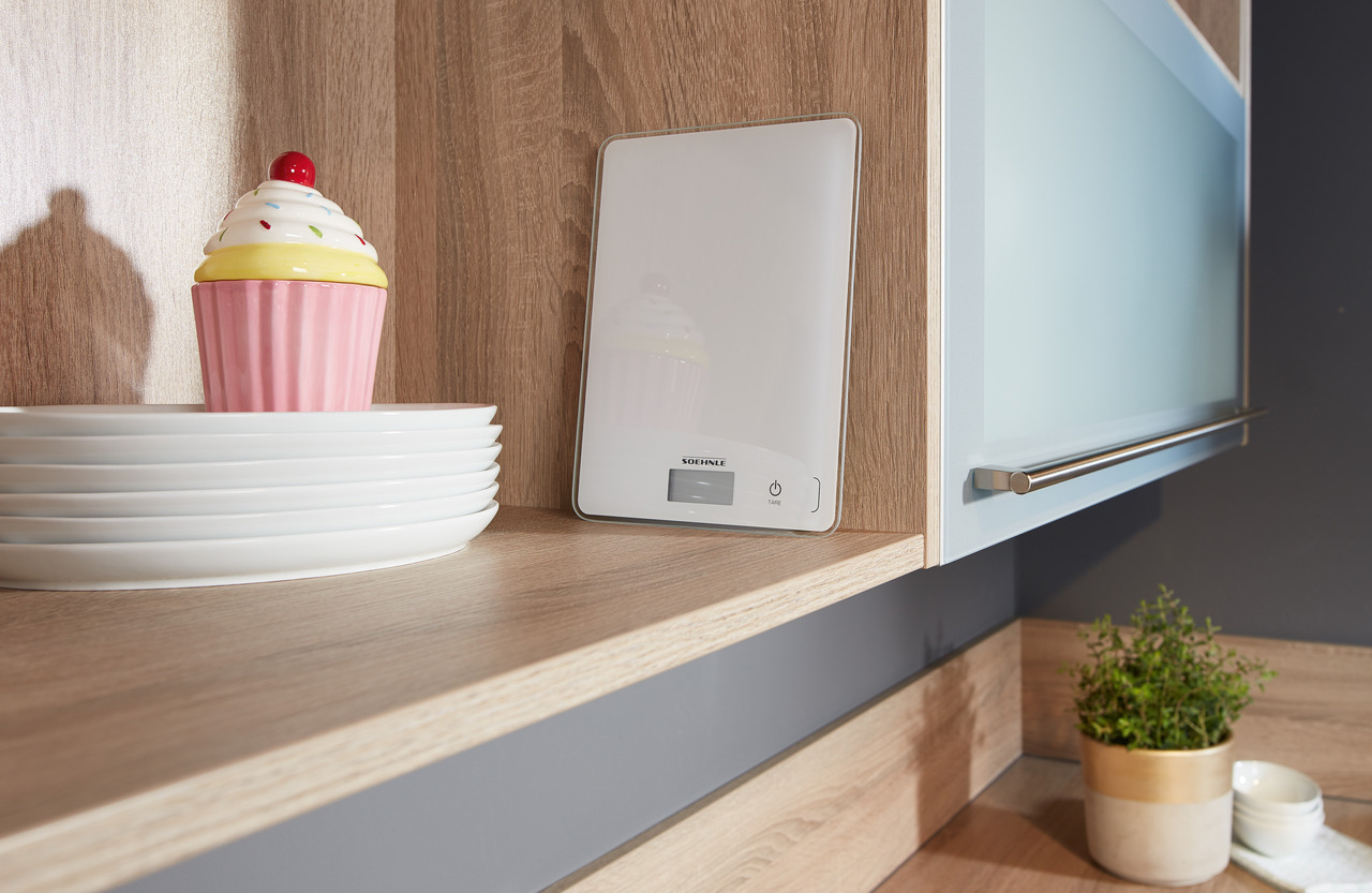 Kjøkkenvekt 5 kg Soenhle hvit Page Compact 300