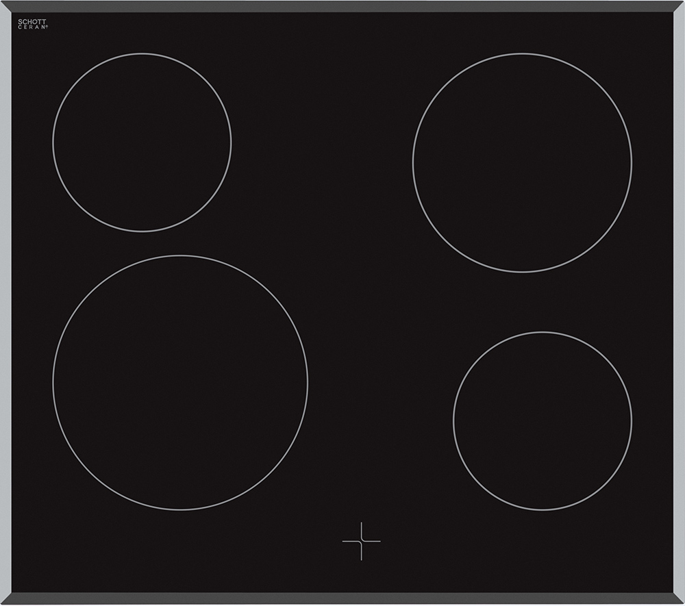 Ovn/keramisk topp, Beha SB 624KT stål