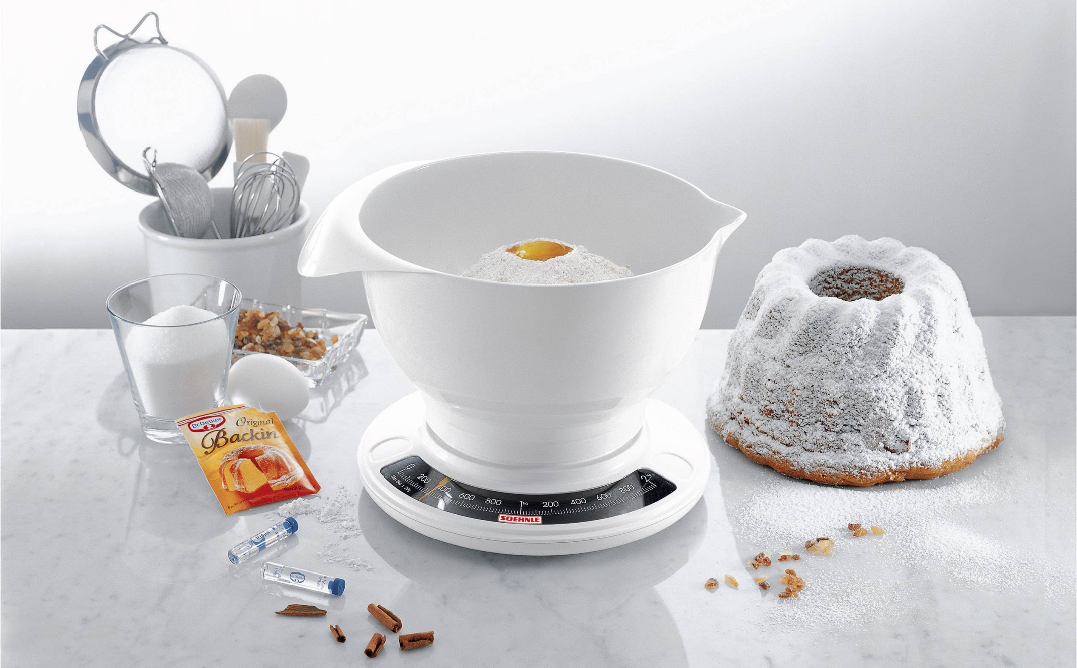 Kjøkkenvekt analog med bolle Soehnle Culina Pro