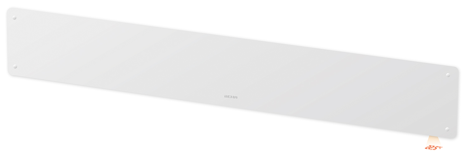 Glass Heater, Beha LGV 10 Wi-Fi, 1000W list, white Glass Heater, Beha LGV 10 Wi-Fi, 1000W list, white