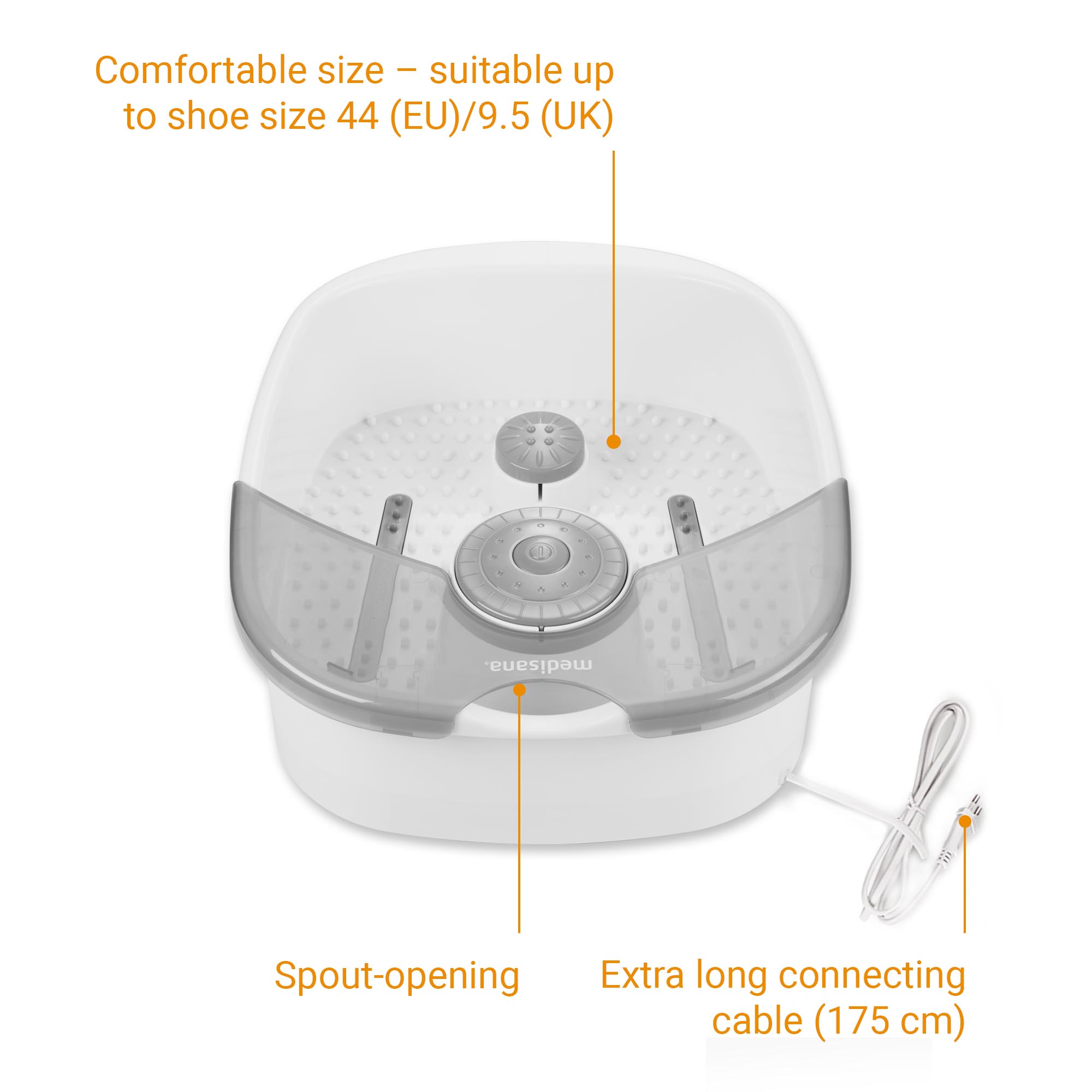 Fotbad FS881 Medisana 3 i 1 Fotbad FS881 Medisana 3 i 1