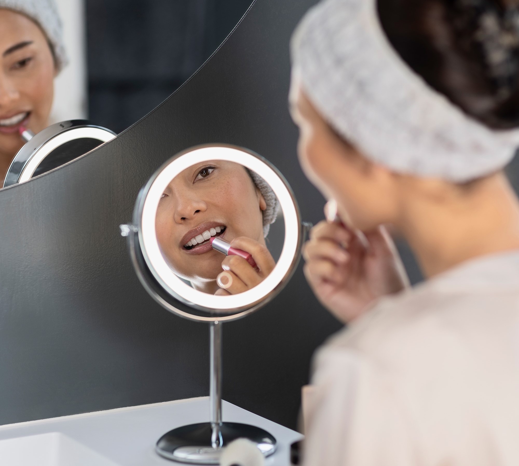 Sminkespeil Medisana CM 844, x7 og x1 forst. bordm