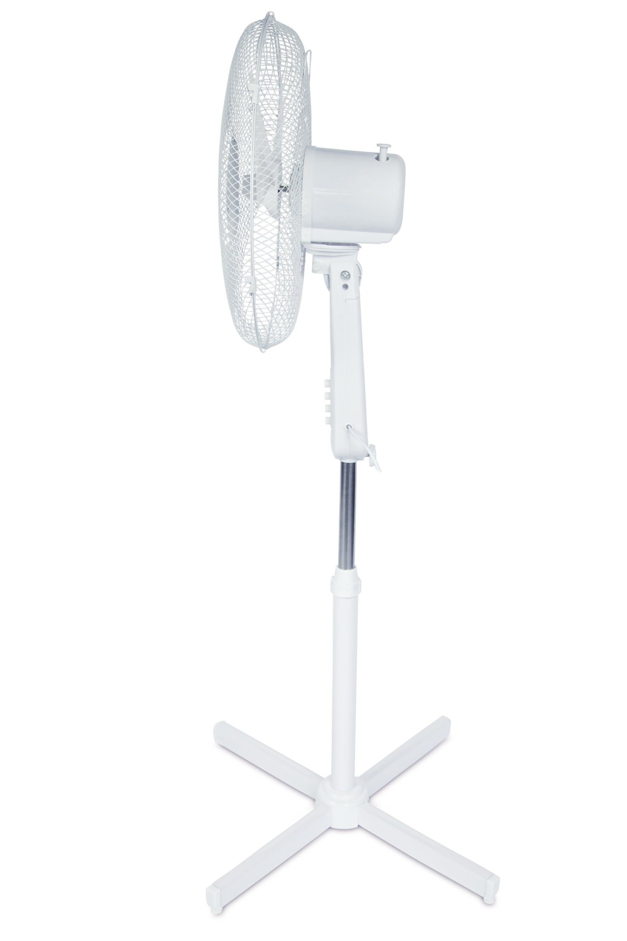 #Gulvvifte Trebs 50 watt, hvit, 100-120 cm høyde #Gulvvifte Trebs 50 watt, hvit, 100-120 cm høyde