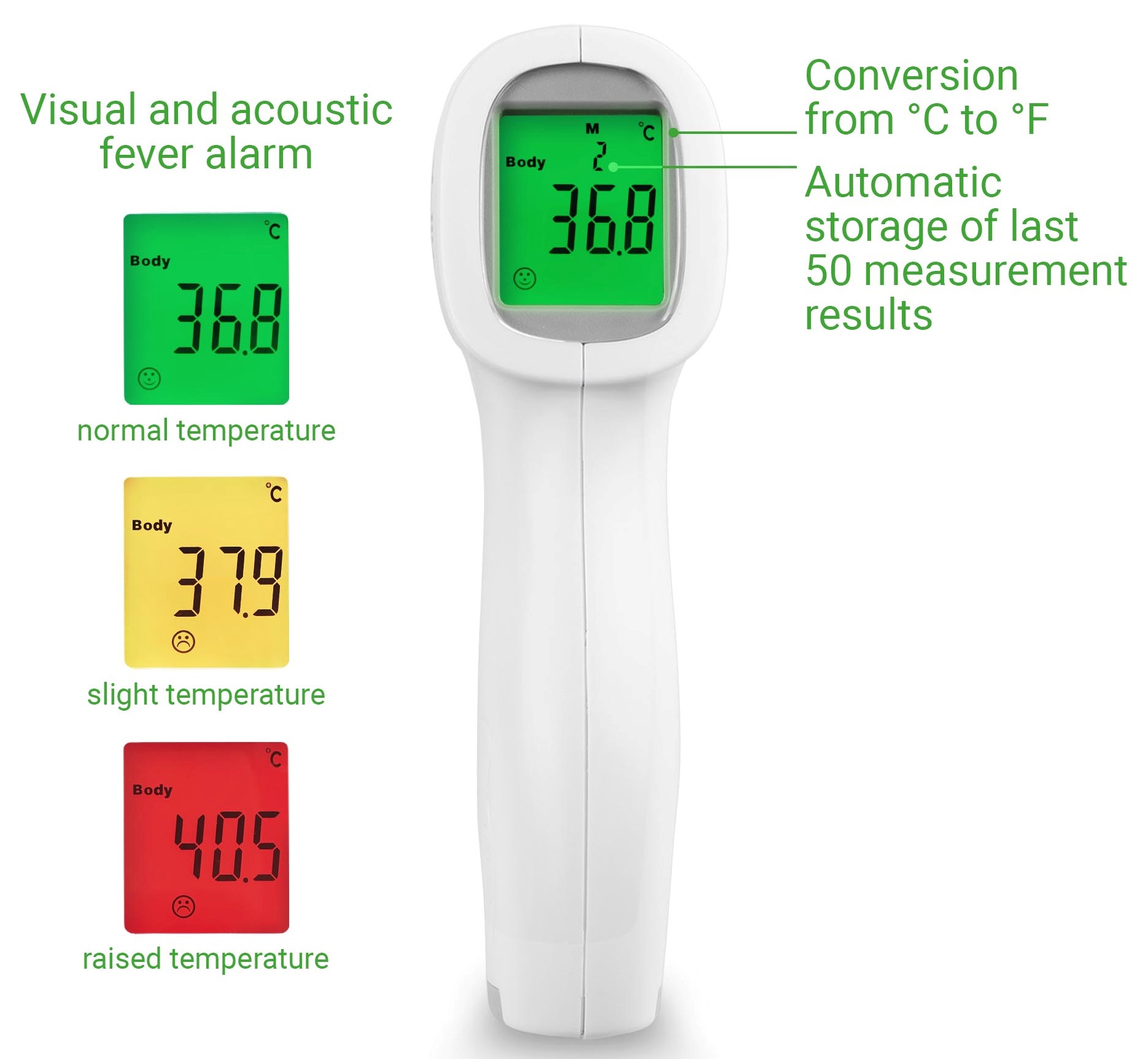 #Termometer IR, Medisana TM A79, Kropp/panne