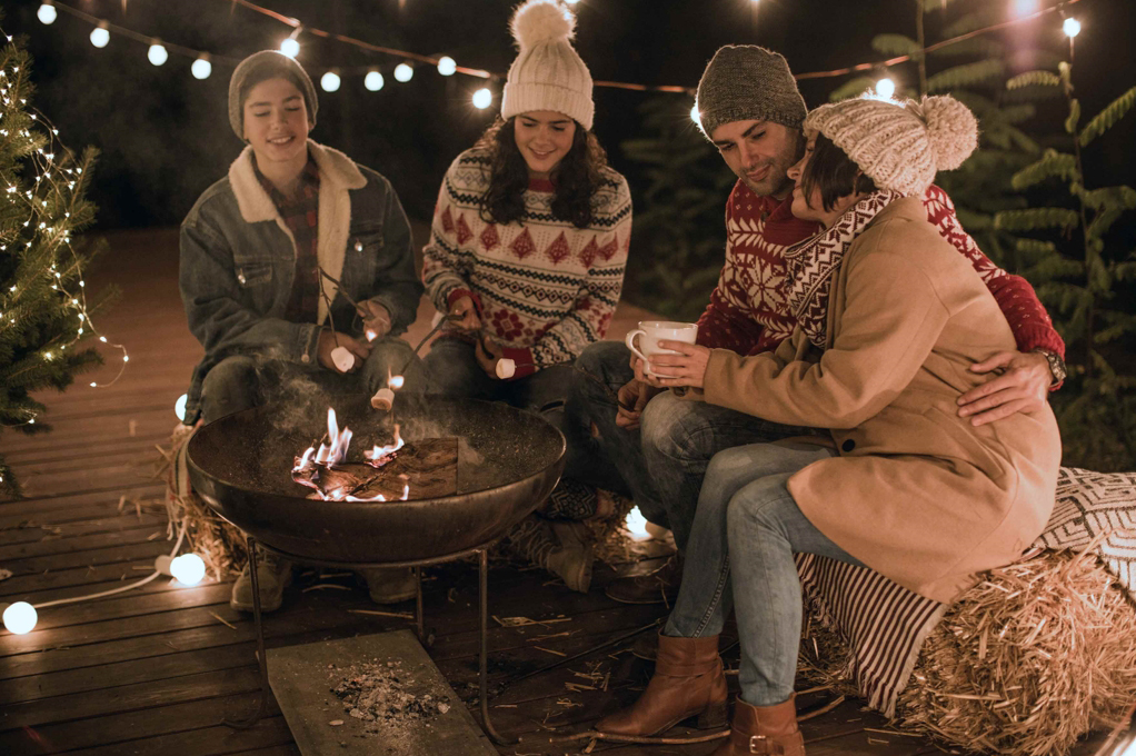 Flammelampe Homeline Apollo Svart 96 LED